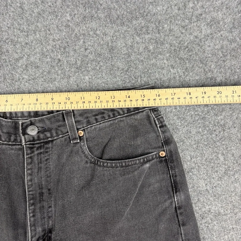 Vintage Levi's 505 Men's 34x30 (Fits 32x29) Straight Leg Black Wash Made In USA